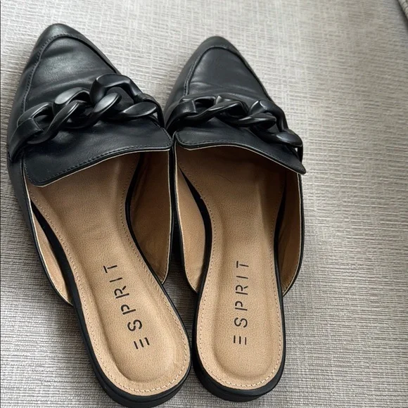 Esprit Black Mules size 7.5 - Picture 5 of 6